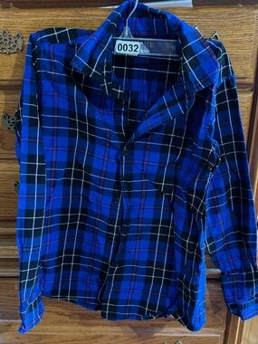 Place Blue, Black & Red Plaid Shirt